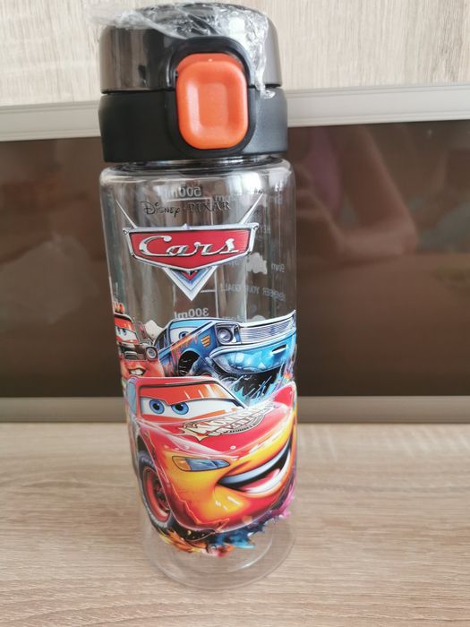 Nowy bidon 500 ml z motywem bajki Cars