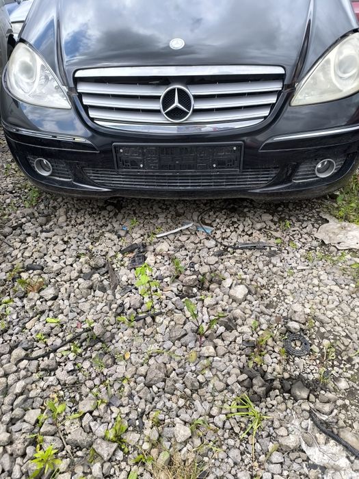 Kompletny przód Mercedes a klasa w169 maska błotnik zderzak lampy pas przedni