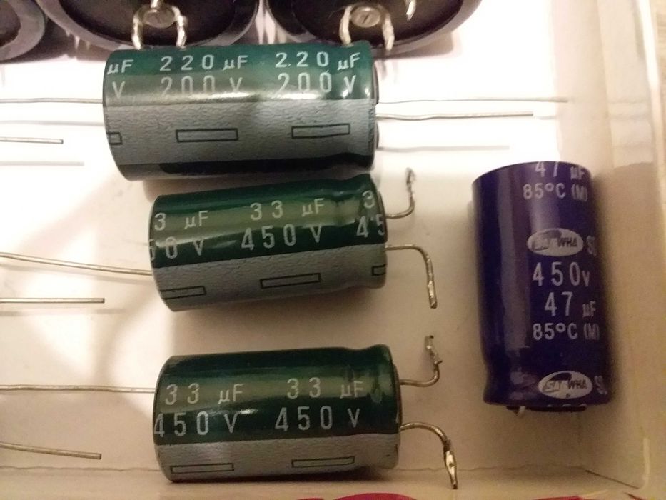Конденсаторы электролитические для лампового усилителя: 350 грн. - Інша ...