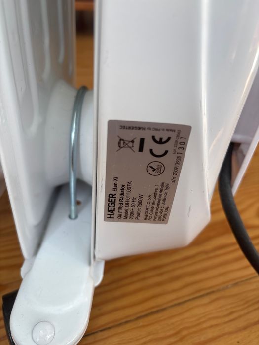 Aquecedor elétrico Radiador a Óleo