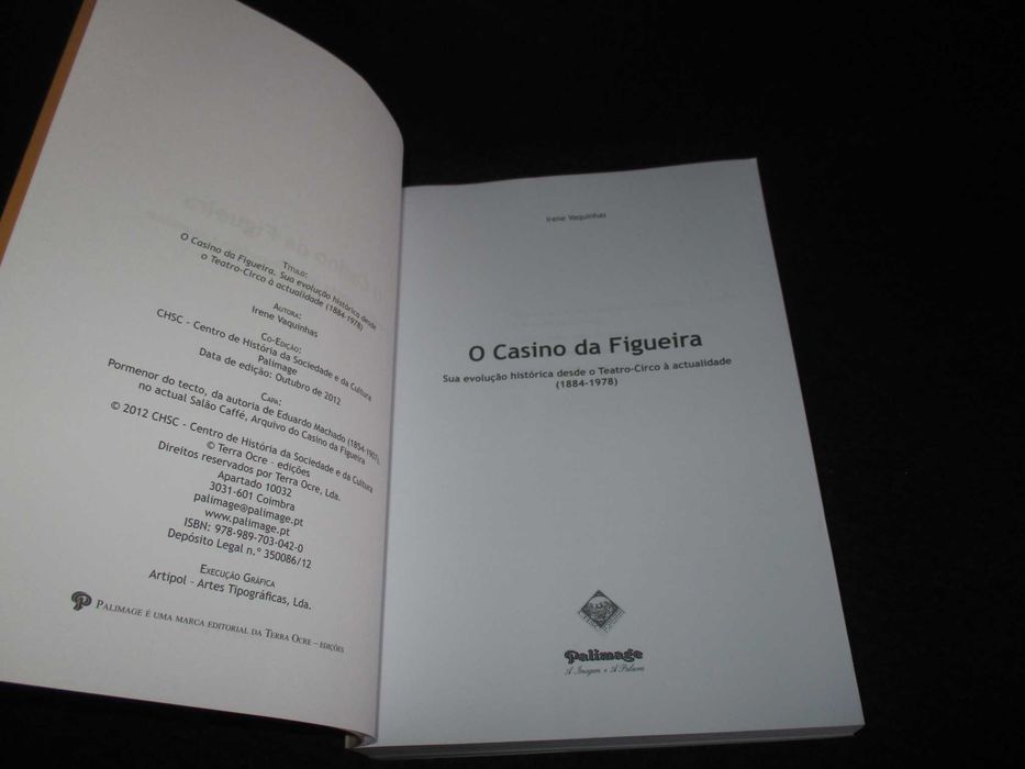 Livro O Casino da Figueira Irene Vaquinhas