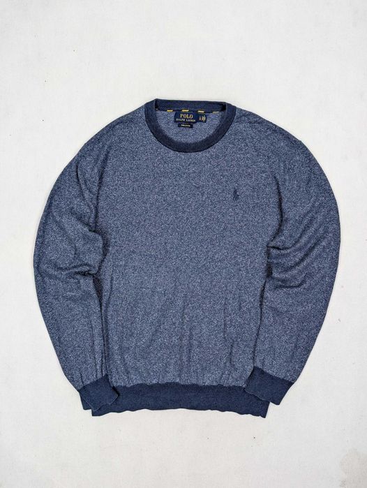 Polo Ralph Lauren sweter niebieski serek/dekolt V rozmiar L