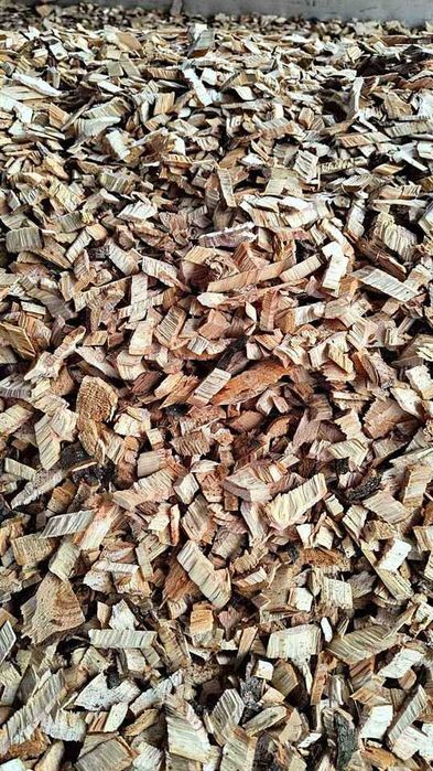 Zrębki ściółkowe opałowe wędzarnicze