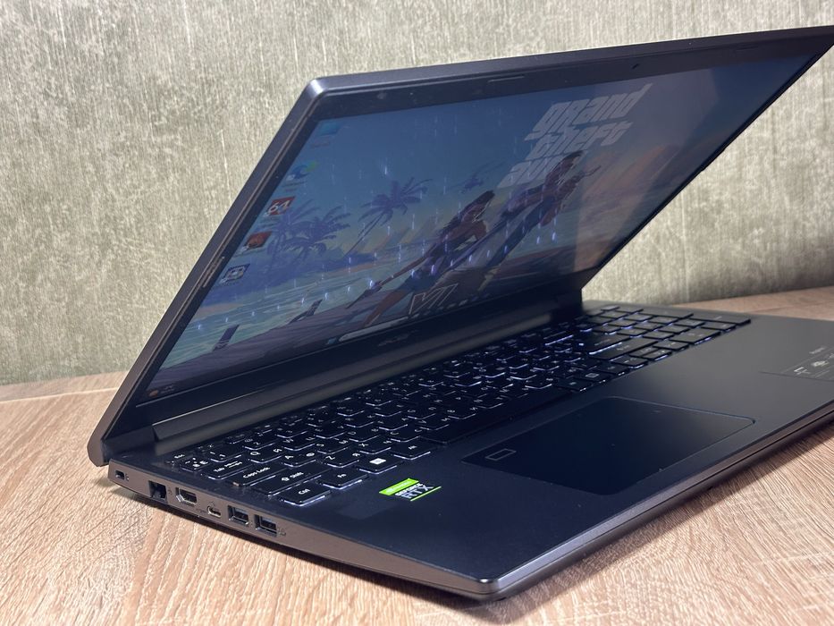 Гарантія! RTX 3050Ti (144Hz) Acer Aspire 7, Ryzen 5 5500U, 8/512gb