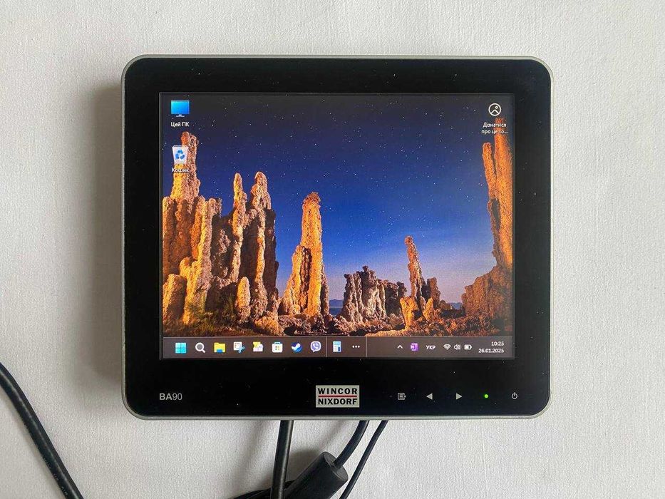 Сенсорний малий монітор POS для каси 8" Wincor Nixdorf BA90 800x600