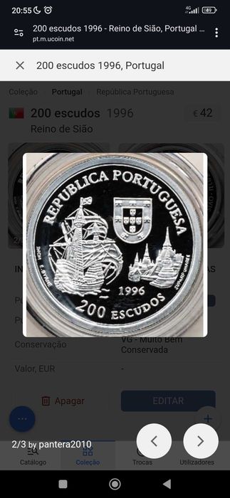 200 Escudos Reino De São Sião