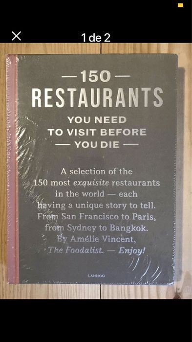 Restaurantes livro selado