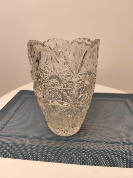 Wazon kryształowy PRL