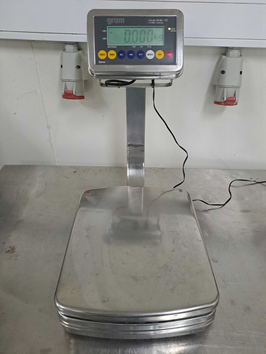 Balança industrial de bancada em inox