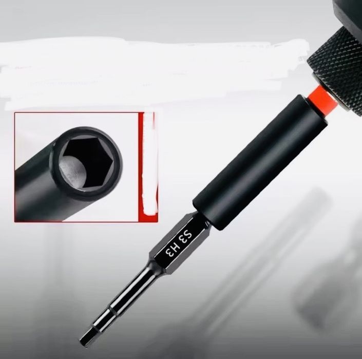 Імпакт ударний магнітний наконечник гайковерта шурупаверта 1/4 усилени