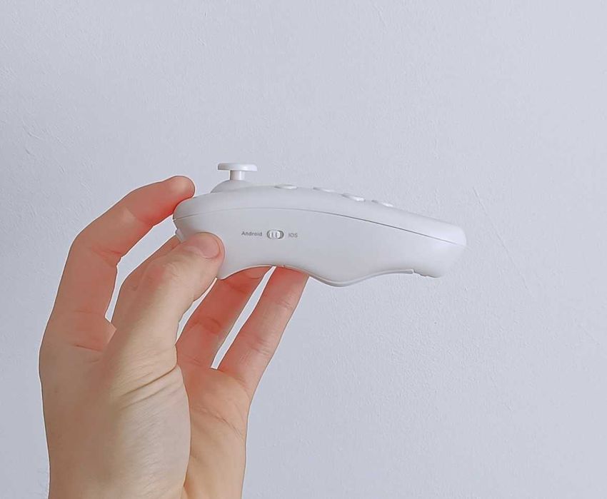 Gogle VR 3D + Kontroler Bluetooth do Telefonu Android iOS | Do 6,5cal