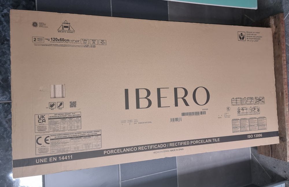 Nowe płytki ceramiczne dekoracyjne rektyfikowane Ibero Artwood Ribbon