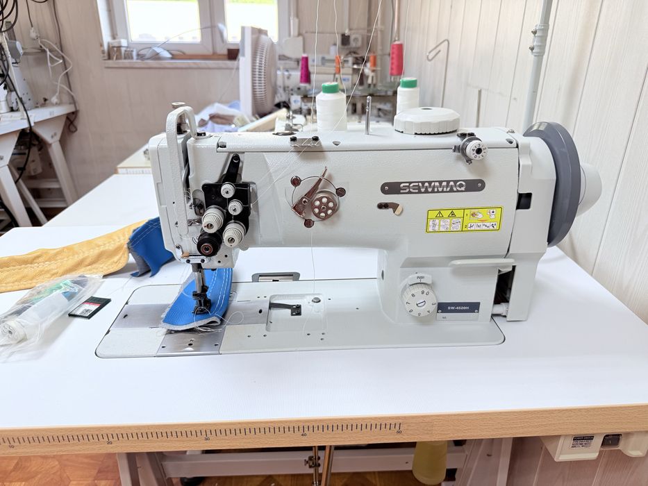 Dwuigłówka Sewmaq SW4520H (Juki) potrójny transport rozstaw 6,4mm 230V