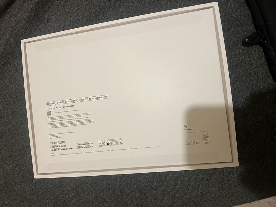 MacBook 2026 Air chip4 de 13 polegadas 16 GB de memória 256 armazenamento