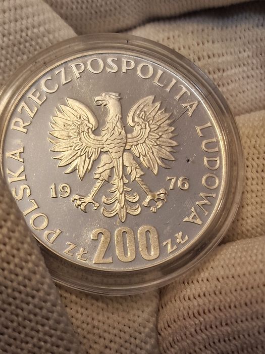 200zł 1976 - próba srebro