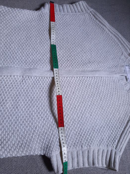 Sweter narzutka Nice Connection wełna kaszmir 42 XL