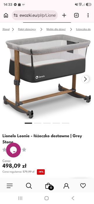 Dostawka do łóżka Lionello