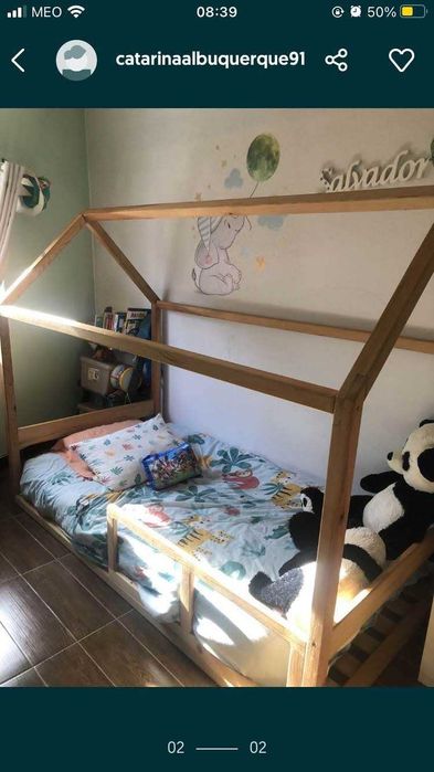 Cama de criança madeira