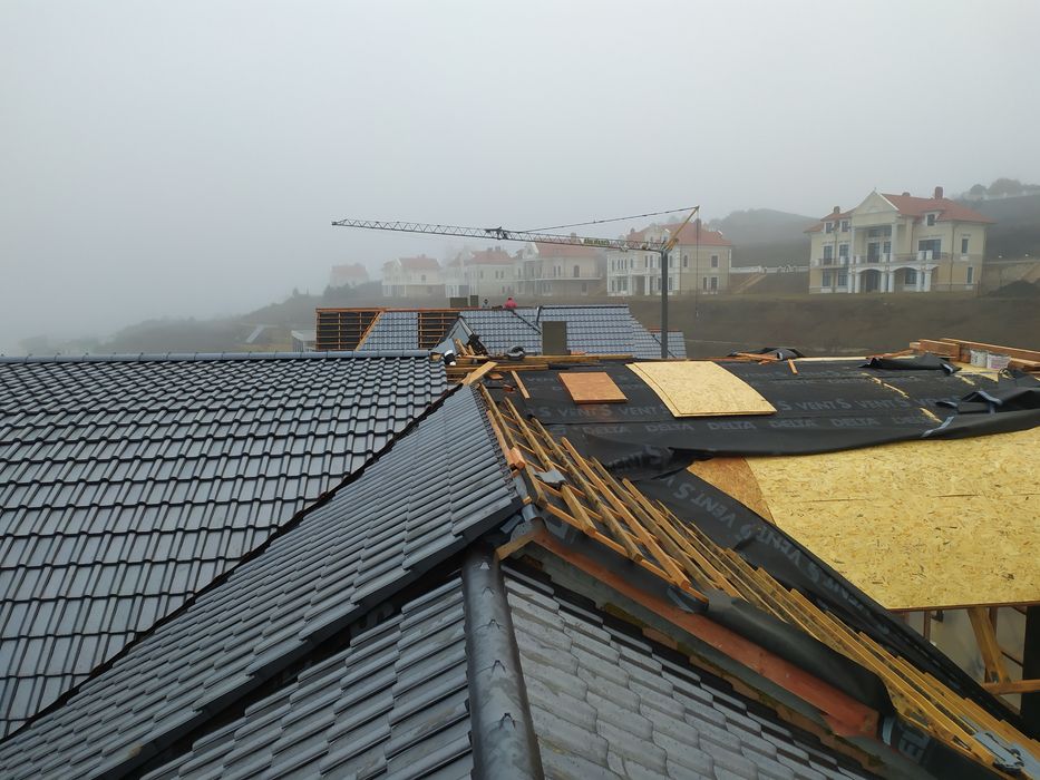 Кровельные Работы Монтаж Черепицы Реконструкция Замена Утепление Крыши