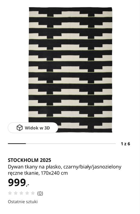 Dywan Ikea Stockholm