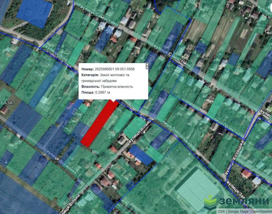 Продається ділянка 30 сот під будів. в Угриневі по вул. Вільна (1)
