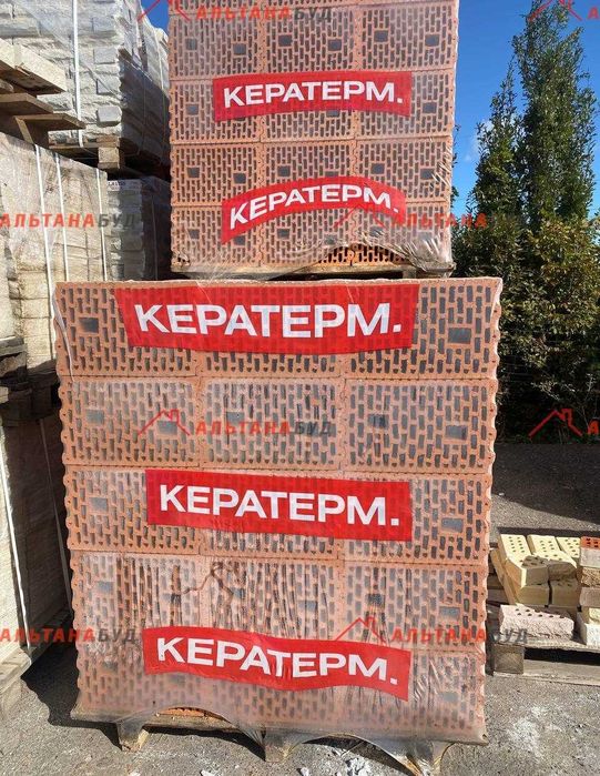 Керамоблок 380мм, 250мм 11.6NF з доставкою, блок цегла подвійна