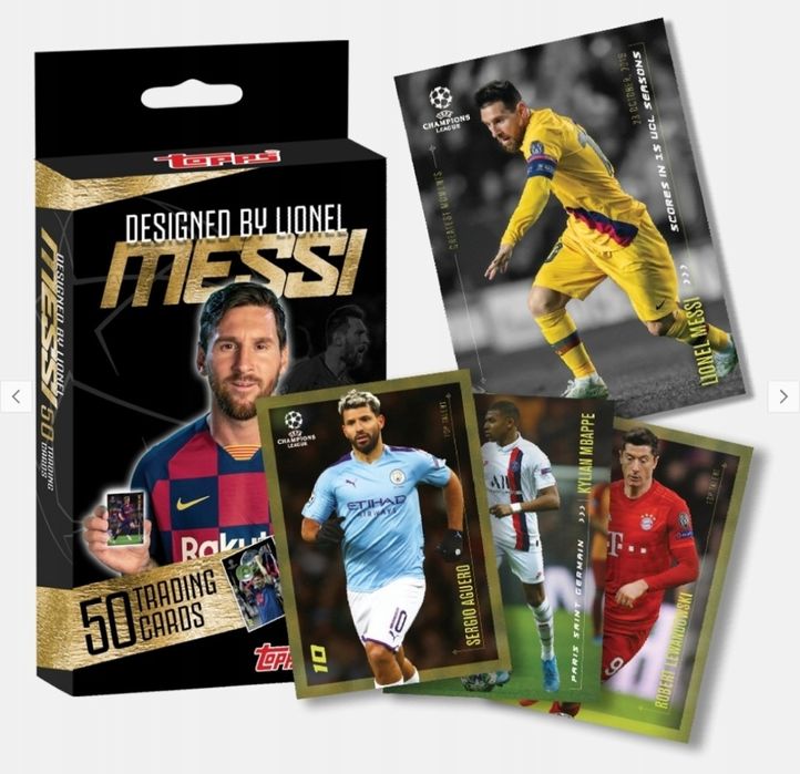 Lionel MESSI Designed Set - Zestaw kart Topps 2020