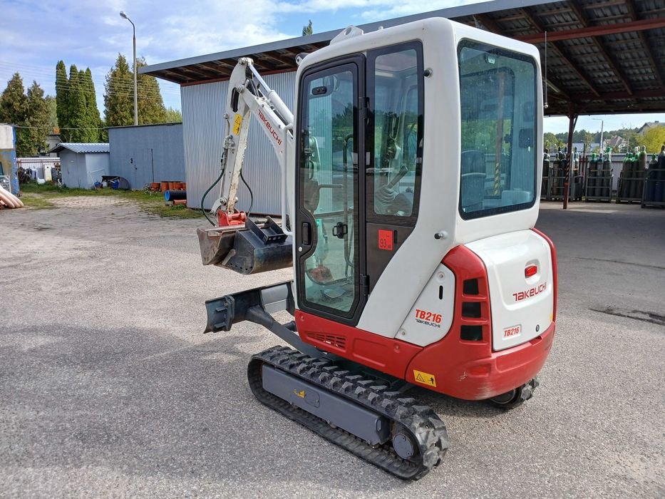 Minikoparka Takeuchi TB216 tylko 500mth