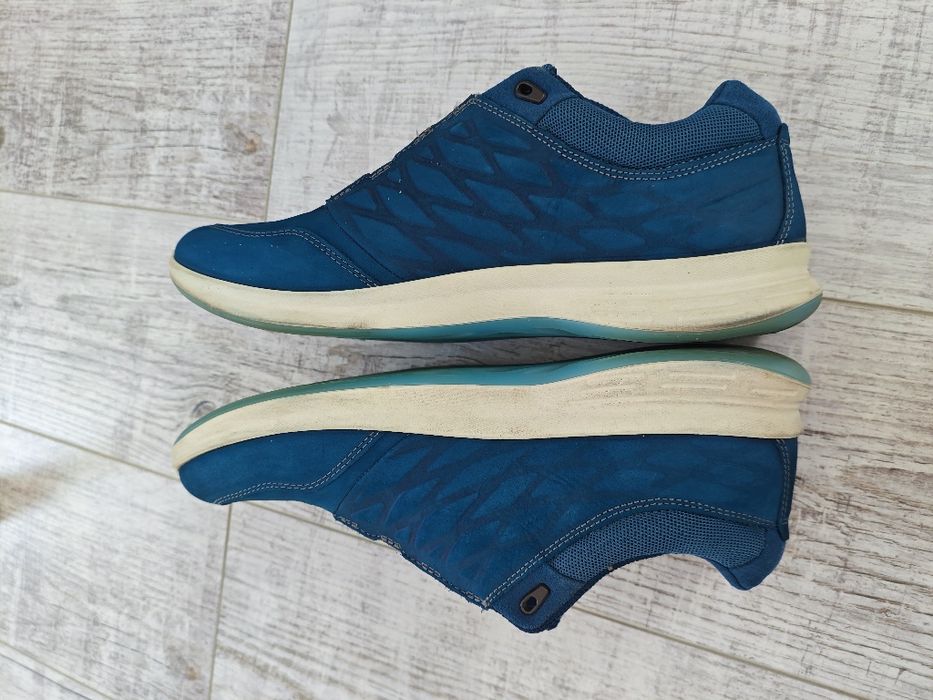 Ecco skórzane niebieskie damskie buty 39