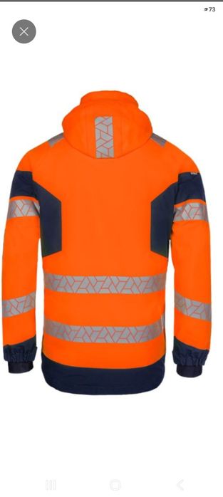 Nowa Kurtka Zimowa Parka BHP SYNQ Pointout XL Nowa Odblaskowa Wodoodporna
