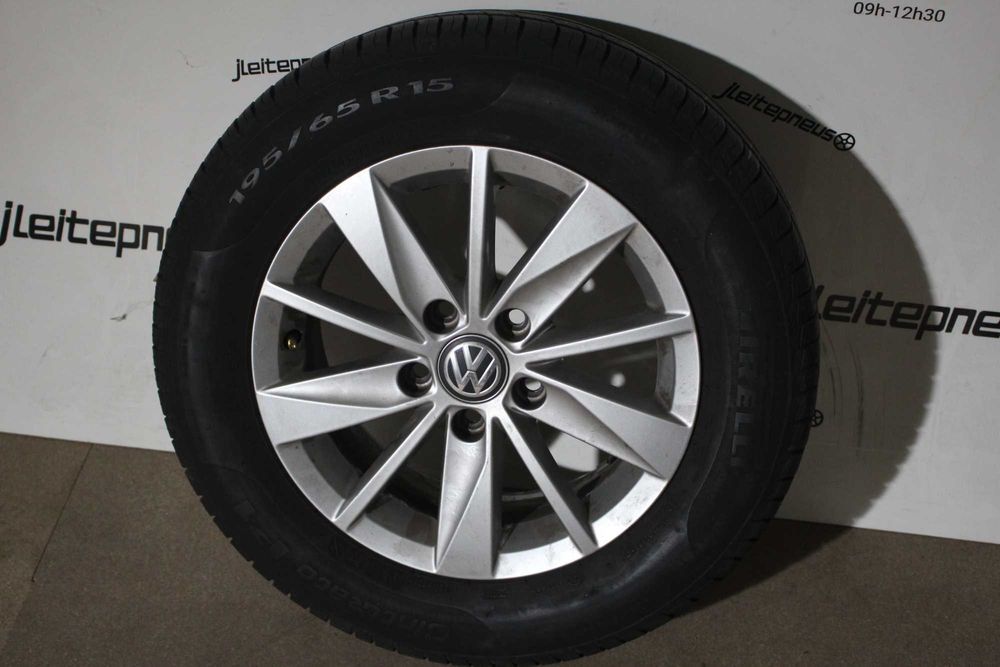Jantes Originais VW 15 5x112 6 ET45 + Pneus Pirelli 195/65/15