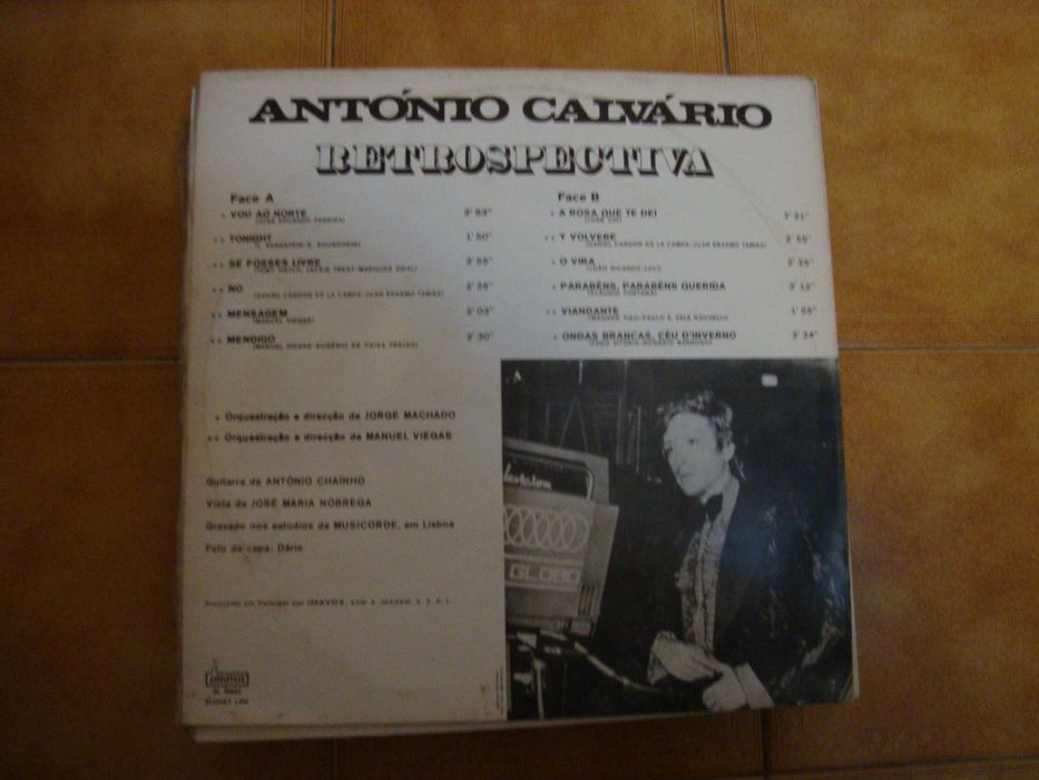 Discos vinil 33 rpm (amália, trio odemira, marco paulo, calvário)