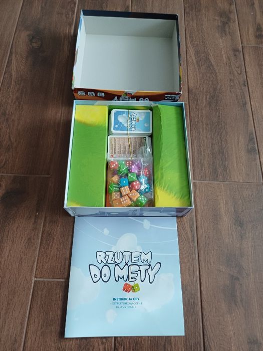 Gra w kości rodzinna Rzutem do mety Trefl Joker Line kompletna