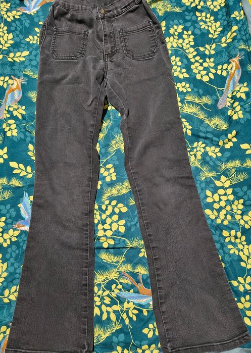 Spodnie jeansy z szerokim nogawkami roz. 152-158