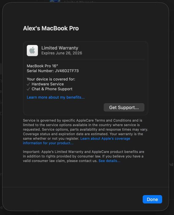 MacBook Pro 16” 2024 | M4 Pro (Como novo)