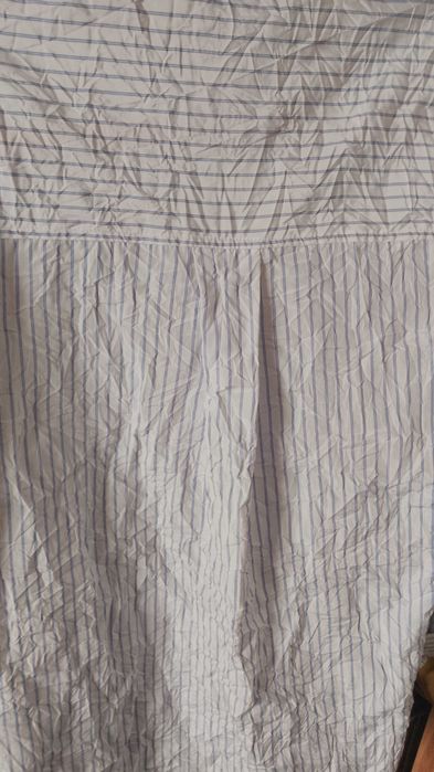 ZARA KLASYCZNA  biała Koszula o kopertowym kroju rozmiar OVERSIZE
