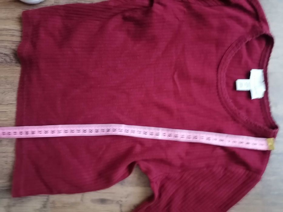 Bluzka bordowa Topshop rozm. 34