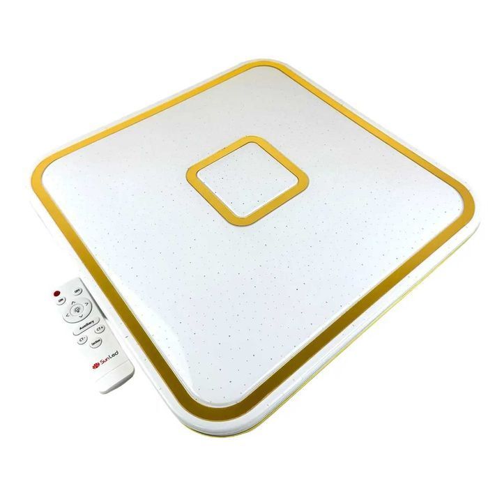 Смарт світильник "Дзеркальний кант Gold" з пультом керування. SmartLed