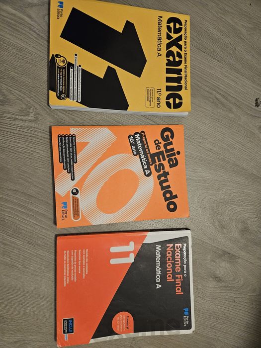 Livros Preparação Exame Matemática A