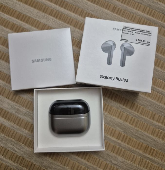 Наушники Samsung Galaxy Bads 3/Самсунг галакси бадс 3/наушники беспроводные/навушники/навушники бездротові