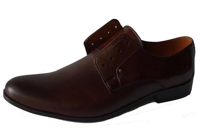 POLSKIE męskie półbuty sznurowane BRĄZ 39