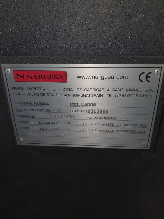 Gilotyna hydrauliczna Nargesa C3006