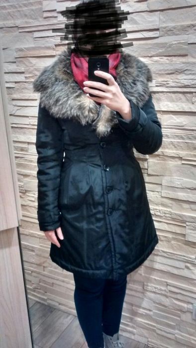 Płaszcz zimowy, nowy, r.38, RYŁKO