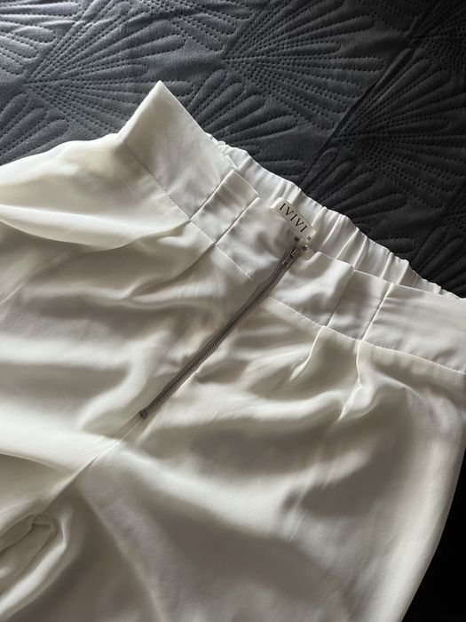 Calças classicas branco M/L