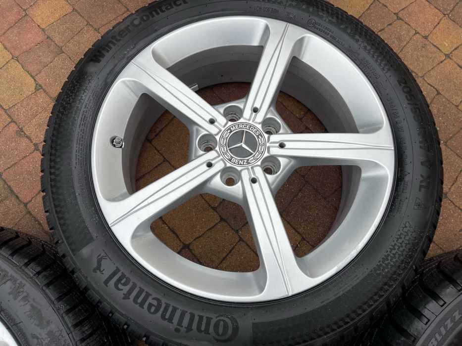3792. Alufelgi 17" Mercedes A CLA W177 W246 oryginał 6.5J ET44 5x112