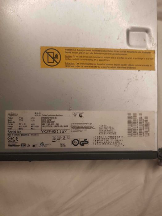 Fujitsu Primergy RX100 S5