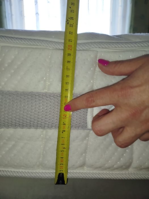 Łóżko kontynentalne + materac 140/200