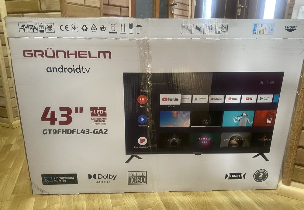 Телевізор б/у Grunhelm 43