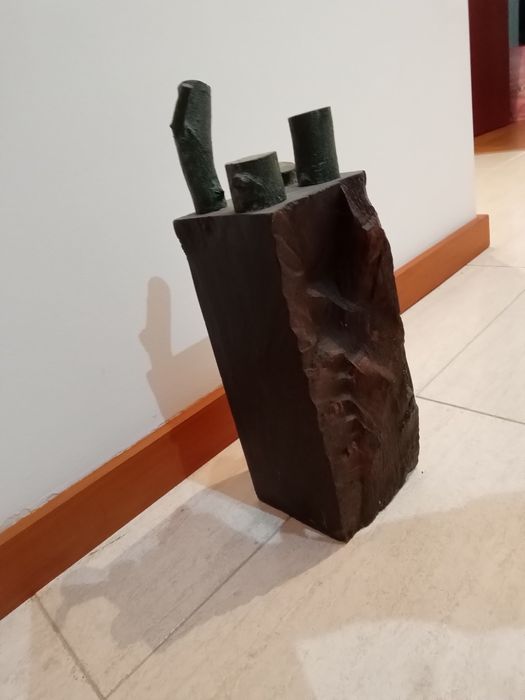 Pedra em xisto decorativa