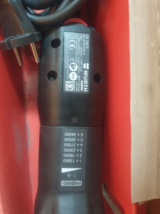 NOVA, Rectificadora esmeriladora Wurth